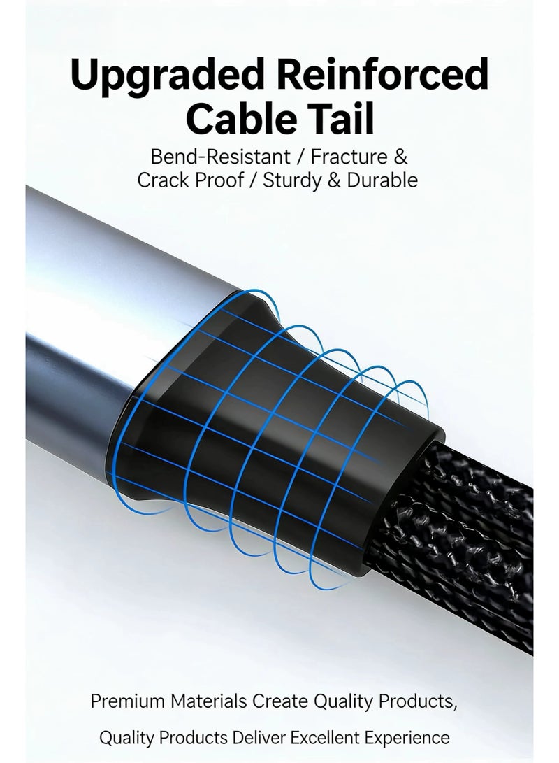 محول Lightning إلى مقبس سماعة رأس 3.5 مم لأجهزة iPhone، يتميز بوظيفة مزدوجة كمحول ومقسم بين الجهاز ومقبس سماعة الرأس. اشحن واستمع في نفس الوقت. متوافق مع أجهزة iOS: الهواتف/الأجهزة اللوحية/iPhone 14/13/12/11/XS/XR/X/8/7. - Image 5